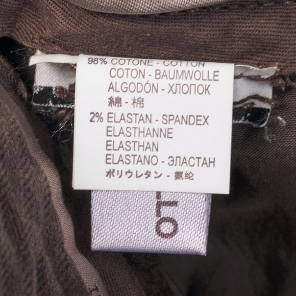 Brunello Cucinelli Brown Velvet Slim-Fit Pants - Picture 12 of 14